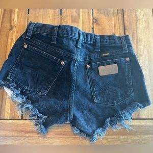 Black Wrangler Shorts